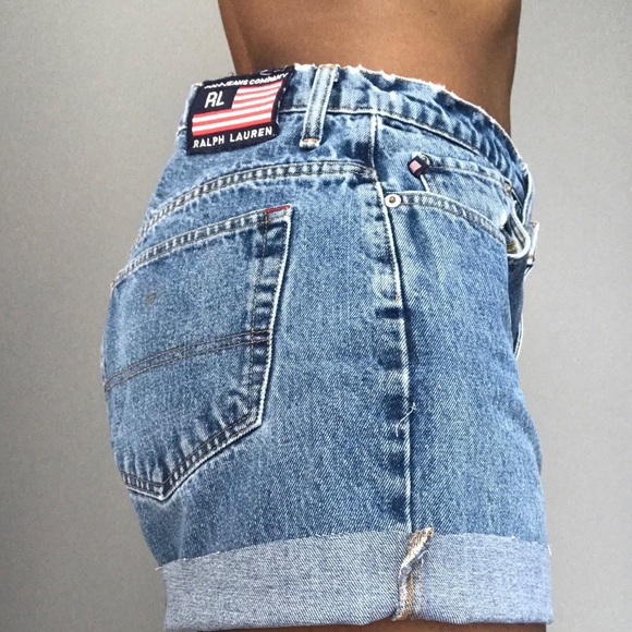 Polo Ralph Lauren Pants - 🇺🇸Polo Ralph Lauren Denim Shorts w/American Flag